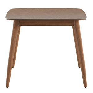 Homelegance By Top-Line Dakota Mid-Century Modern Tapered Dining Table Walnut Rubberwood