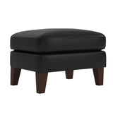 Homelegance By Top-Line Huntley Modern Ottoman Brown Solid Wood