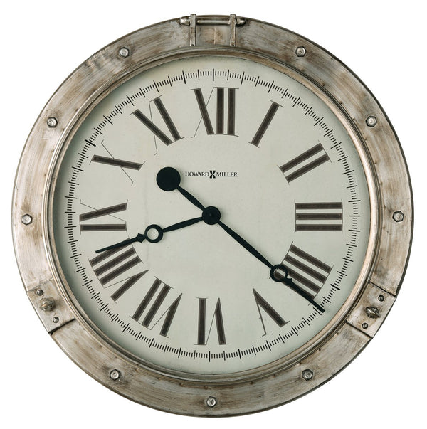 Hekman Furniture 625719 Chesney Maritime Wall Clock: Oversized Porthole Design, Unique Artisan Detailing, Quartz Movement  Chesney Wall Clock 625719
