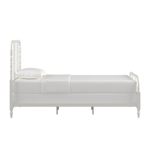 Homelegance By Top-Line Ambrose Metal Spool Bed White Metal