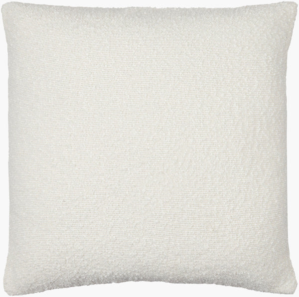 Surya Olinda Modern 18" Accent Pillow - Stylish Polyester Cushion For Comfort & Easy Maintenance In Any Room Ivory Polyester,Polyester,Polyester,Polyfill Oin001-2222