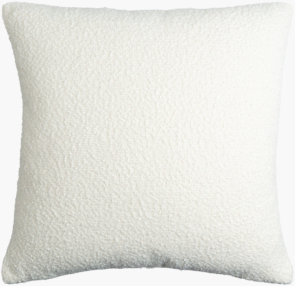 Surya Olinda Modern 18" Accent Pillow - Stylish Polyester Cushion For Comfort & Easy Maintenance In Any Room Ivory Polyester,Polyester,Polyester,Polyfill Oin001-2020