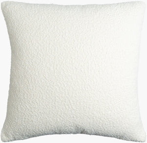 Surya Olinda Modern 18" Accent Pillow - Stylish Polyester Cushion For Comfort & Easy Maintenance In Any Room Ivory Polyester,Polyester,Polyester,Polyfill Oin001-2222