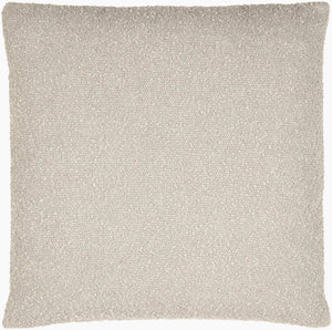 Surya Olinda Modern 18" Accent Pillow - Stylish Polyester Cushion For Comfort & Easy Maintenance In Any Room Ivory Polyester,Polyester,Polyester,Polyfill Oin002-2020