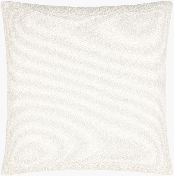 Surya Olinda Modern 18" Accent Pillow - Stylish Polyester Cushion For Comfort & Easy Maintenance In Any Room Ivory Polyester,Polyester,Polyester,Polyfill Oin003-1818