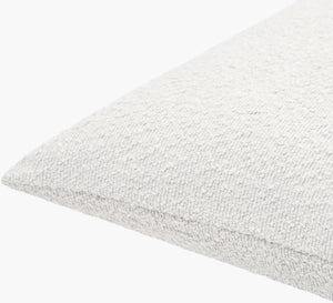 Surya Olinda Modern 18" Accent Pillow - Stylish Polyester Cushion For Comfort & Easy Maintenance In Any Room Ivory Polyester,Polyester,Polyester,Polyfill Oin003-1818