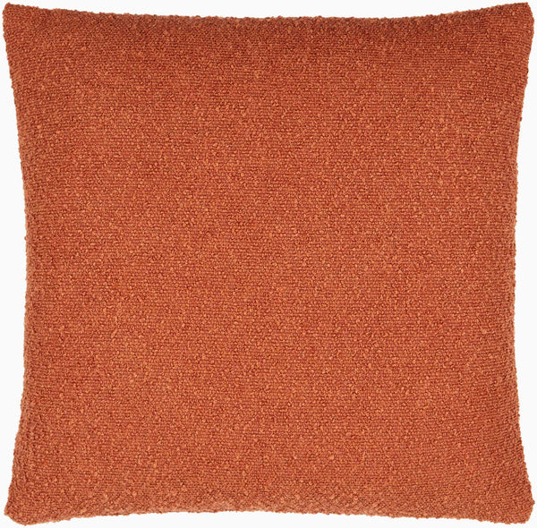 Surya Olinda Modern 18" Accent Pillow - Stylish Polyester Cushion For Comfort & Easy Maintenance In Any Room Terracotta Polyester,Polyester,Polyester,Polyfill Oin005-2020