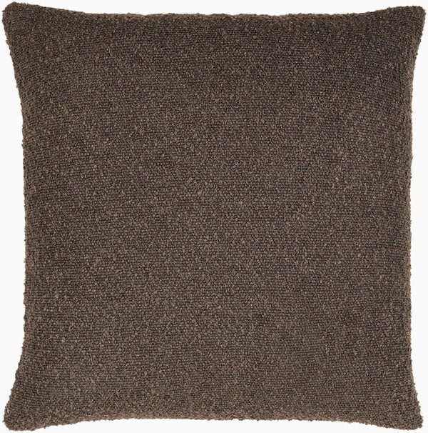 Surya Olinda Modern 18" Accent Pillow - Stylish Polyester Cushion For Comfort & Easy Maintenance In Any Room Charcoal Polyester,Polyester,Polyester,Polyfill Oin006-2020