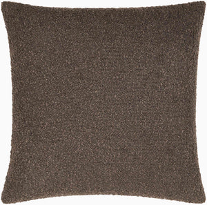 Surya Olinda Modern 18" Accent Pillow - Stylish Polyester Cushion For Comfort & Easy Maintenance In Any Room Charcoal Polyester,Polyester,Polyester,Polyfill Oin006-2020