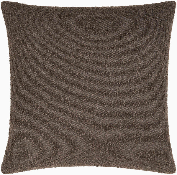 Surya Olinda Modern 18" Accent Pillow - Stylish Polyester Cushion For Comfort & Easy Maintenance In Any Room Charcoal Polyester,Polyester,Polyester,Polyfill Oin006-2020