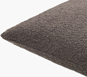 Surya Olinda Modern 18" Accent Pillow - Stylish Polyester Cushion For Comfort & Easy Maintenance In Any Room Charcoal Polyester,Polyester,Polyester,Polyfill Oin006-2020