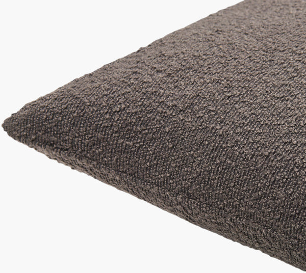 Surya Olinda Modern 18" Accent Pillow - Stylish Polyester Cushion For Comfort & Easy Maintenance In Any Room Charcoal Polyester,Polyester,Polyester,Polyfill Oin006-2020