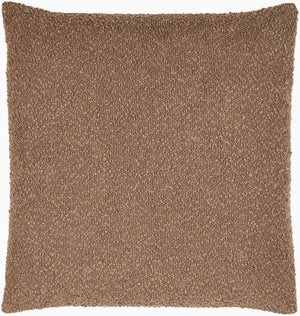 Surya Olinda Modern 18" Accent Pillow - Stylish Polyester Cushion For Comfort & Easy Maintenance In Any Room Taupe Polyester,Polyester,Polyester,Polyfill Oin007-1818