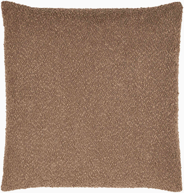 Surya Olinda Modern 18" Accent Pillow - Stylish Polyester Cushion For Comfort & Easy Maintenance In Any Room Taupe Polyester,Polyester,Polyester,Polyfill Oin007-1818