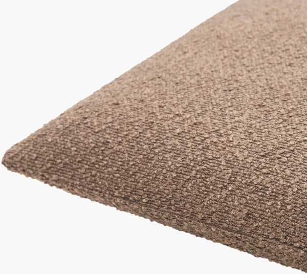 Surya Olinda Modern 18" Accent Pillow - Stylish Polyester Cushion For Comfort & Easy Maintenance In Any Room Taupe Polyester,Polyester,Polyester,Polyfill Oin007-1818