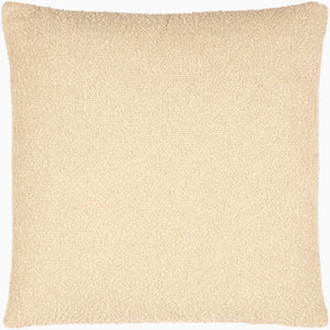 Surya Olinda Modern 18" Accent Pillow - Stylish Polyester Cushion For Comfort & Easy Maintenance In Any Room Ivory Polyester,Polyester,Polyester,Polyfill Oin008-2020