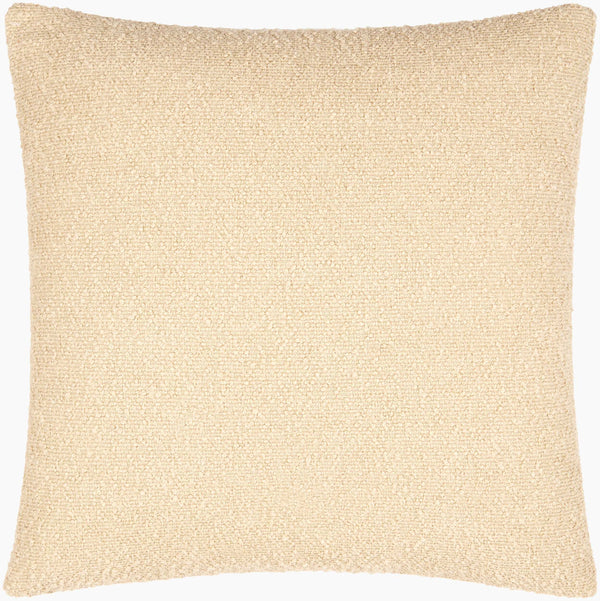 Surya Olinda Modern 18" Accent Pillow - Stylish Polyester Cushion For Comfort & Easy Maintenance In Any Room Ivory Polyester,Polyester,Polyester,Polyfill Oin008-2020