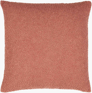 Surya Olinda Modern 18" Accent Pillow - Stylish Polyester Cushion For Comfort & Easy Maintenance In Any Room Terracotta Polyester,Polyester,Polyester,Polyfill Oin010-2222