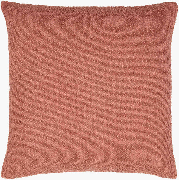 Surya Olinda Modern 18" Accent Pillow - Stylish Polyester Cushion For Comfort & Easy Maintenance In Any Room Terracotta Polyester,Polyester,Polyester,Polyfill Oin010-2222