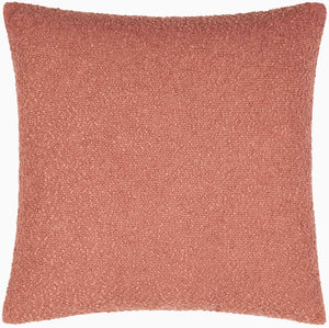 Surya Olinda Modern 18" Accent Pillow - Stylish Polyester Cushion For Comfort & Easy Maintenance In Any Room Terracotta Polyester,Polyester,Polyester,Polyfill Oin010-2222
