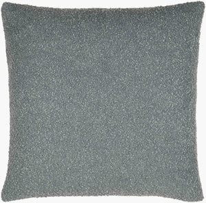 Surya Olinda Modern 18" Accent Pillow - Stylish Polyester Cushion For Comfort & Easy Maintenance In Any Room Slate Gray Polyester,Polyester,Polyester,Polyfill Oin012-2222