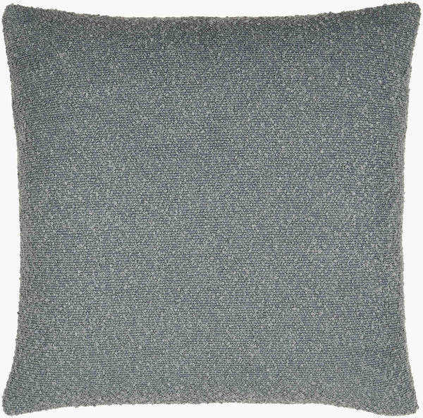 Surya Olinda Modern 18" Accent Pillow - Stylish Polyester Cushion For Comfort & Easy Maintenance In Any Room Slate Gray Polyester,Polyester,Polyester,Polyfill Oin012-2222