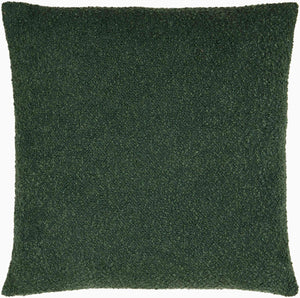 Surya Olinda Modern 18" Accent Pillow - Stylish Polyester Cushion For Comfort & Easy Maintenance In Any Room Forest Green Polyester,Polyester,Polyester,Polyfill Oin013-1818