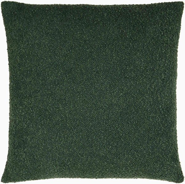 Surya Olinda Modern 18" Accent Pillow - Stylish Polyester Cushion For Comfort & Easy Maintenance In Any Room Forest Green Polyester,Polyester,Polyester,Polyfill Oin013-1818