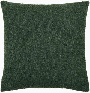 Surya Olinda Modern 18" Accent Pillow - Stylish Polyester Cushion For Comfort & Easy Maintenance In Any Room Forest Green Polyester,Polyester,Polyester,Polyfill Oin013-1818