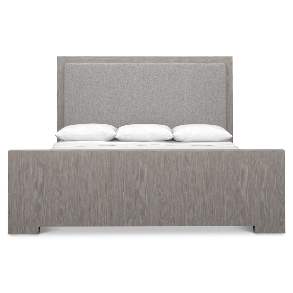 Bernhardt Trianon King Panel Bed in Gris Wood Finish K1817