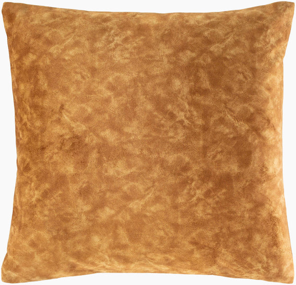 Surya Collins 20" X 20" Minimalist Modern Accent Pillow - Cozy Polyester Design, Easy Care & Elegant Style Dark Brown Polyester,Polyester Ois004-2020