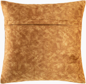 Surya Collins 20" X 20" Minimalist Modern Accent Pillow - Cozy Polyester Design, Easy Care & Elegant Style Dark Brown Polyester,Polyester Ois004-2020