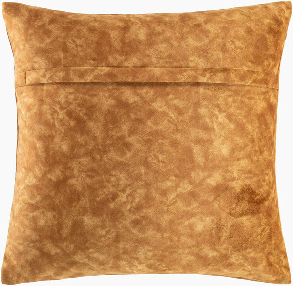 Surya Collins 20" X 20" Minimalist Modern Accent Pillow - Cozy Polyester Design, Easy Care & Elegant Style Dark Brown Polyester,Polyester Ois004-2020