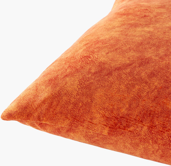 Surya Collins 20" X 20" Minimalist Modern Accent Pillow - Cozy Polyester Design, Easy Care & Elegant Style Rust Polyester,Polyester Ois008-2020d