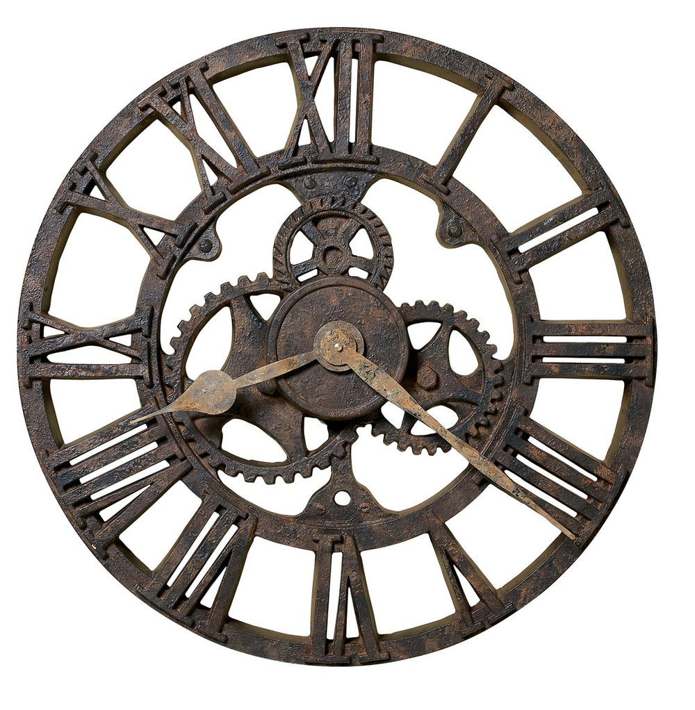 Hekman Furniture 625275 Allentown Oversized Antique Wall Clock - Rustic Charm & Durable Design For Timeless Decor Polyresin Allentown Wall Clock 625275