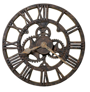 Hekman Furniture 625275 Allentown Oversized Antique Wall Clock - Rustic Charm & Durable Design For Timeless Decor Polyresin Allentown Wall Clock 625275