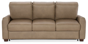 Hooker Furniture Griffin Top-grain Leather Queen Sleeper Sofa with Track Arms for Living Rooms SS179-QS03-086