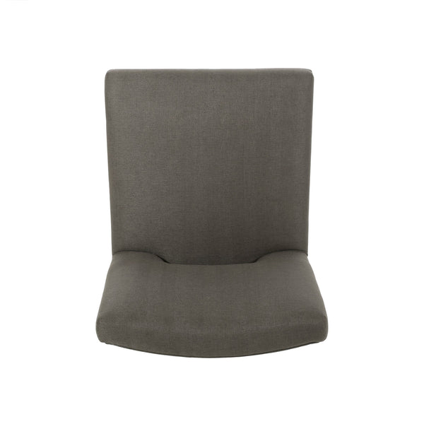 English Elm Christopher Knight Home® - COUNTER Grey Fabric Counter Stool with Padded Back, Sustainable Wooden Frame, Compact Comfort Seat 72489.00DPGRY
