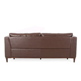 Christopher Knight Home® - Noble House - Warbler Contemporary Faux Leather Upholstered 3 Seater Sofa