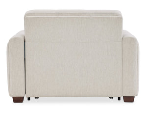 Hooker Furniture Griffin Twin Sleeper Chair Beige Performance Fabric Transitional Lounge for Guest Rooms SS179-TS01-405