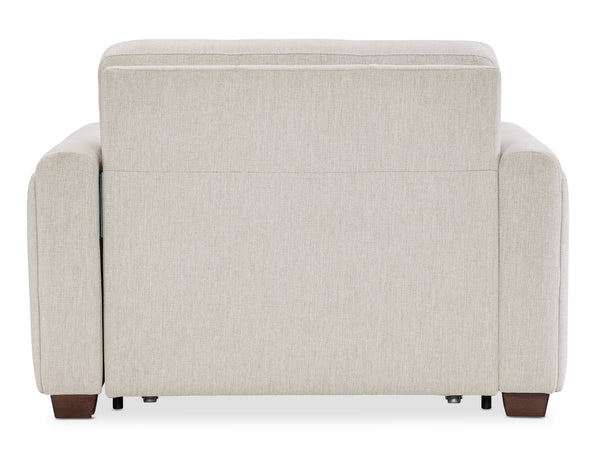 Hooker Furniture Griffin Twin Sleeper Chair Beige Performance Fabric Transitional Lounge for Guest Rooms SS179-TS01-405