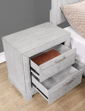 English Elm Steve Silver - Montana - Nightstand - Pearl Silver