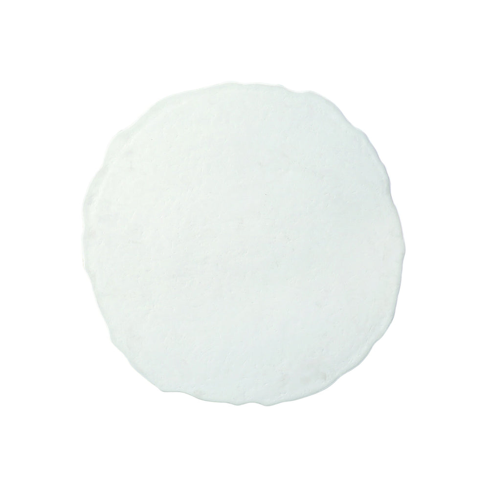 Bernhardt Bernhardt Sculptural Arbor Chairside Table With Faux Bois Cast-Resin Base, Chalky White Finish, 26" 375121