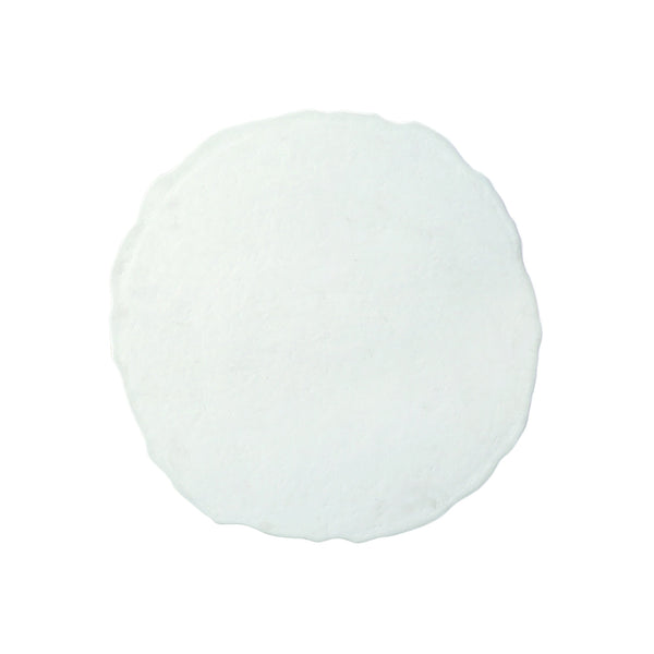 Bernhardt Bernhardt Sculptural Arbor Chairside Table With Faux Bois Cast-Resin Base, Chalky White Finish, 26" 375121