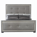 Decorage Upholstered King Panel Bed