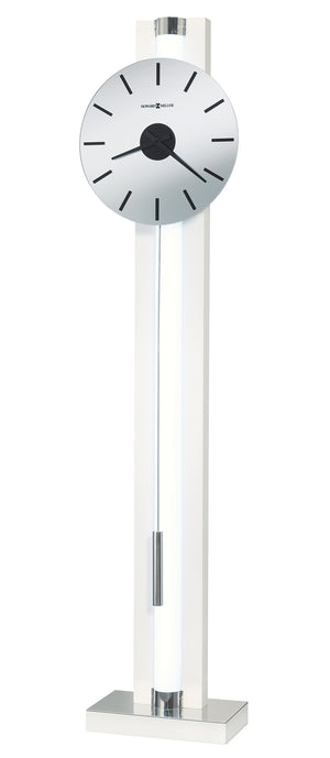 Hekman Furniture 615151 Alina Ii Floor Clock - Led Mirrored Dial, Polished Chrome Pendulum, Elegant Wood Base Design Gloss White Alina Ii Grandfather Clock 615151