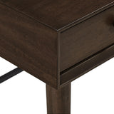 Homelegance By Top-Line Sarai Wood 3-Drawer Writing Desk Walnut MDF