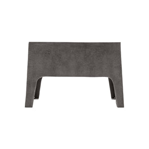 Bernhardt Bernhardt Dark Graphite Armstrong Cocktail Table – Cast Aluminum Square Accent Table, Durable Modern Design 301122
