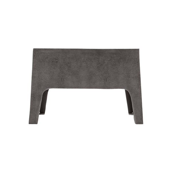 Bernhardt Bernhardt Dark Graphite Armstrong Cocktail Table – Cast Aluminum Square Accent Table, Durable Modern Design 301122