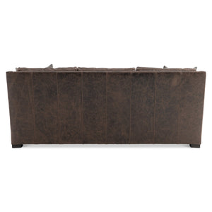 Bernhardt Bernhardt Ventura Leather Sofa With Tall Back, Swooping Arms & Three Deep Cushions For Timeless Comfort And Style 3516LO